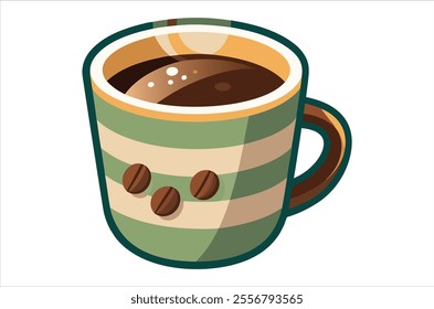 cup of coffee vector,  icon vector illustration, cup of coffee silhouette of a cup of coffee  isolated on a white background, eps, png,   vector, silhouette,