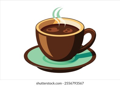 cup of coffee vector,  icon vector illustration, cup of coffee silhouette of a cup of coffee  isolated on a white background, eps, png,   vector, silhouette,