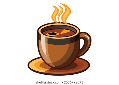 cup of coffee vector,  icon vector illustration, cup of coffee silhouette of a cup of coffee  isolated on a white background, eps, png,   vector, silhouette,