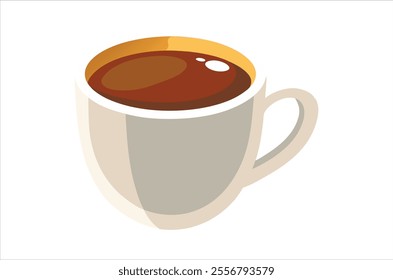 cup of coffee vector,  icon vector illustration, cup of coffee silhouette of a cup of coffee  isolated on a white background, eps, png,   vector, silhouette,