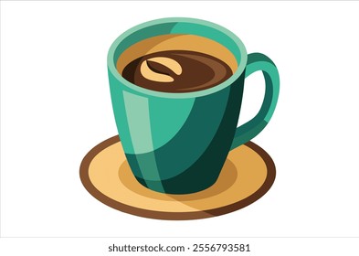 cup of coffee vector,  icon vector illustration, cup of coffee silhouette of a cup of coffee  isolated on a white background, eps, png,   vector, silhouette,