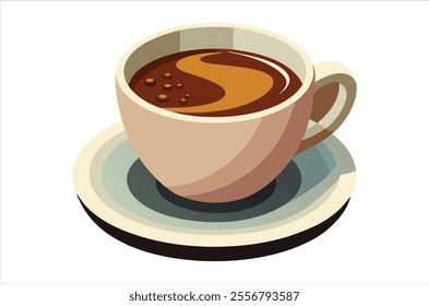 cup of coffee vector,  icon vector illustration, cup of coffee silhouette of a cup of coffee  isolated on a white background, eps, png,   vector, silhouette,