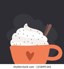 Cup Of Coffee. Vector illustration 