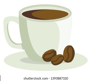 Ilustración del vector de la copa de café 