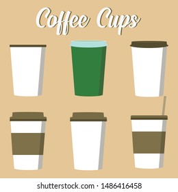 a cup of coffee vector and illustration