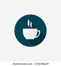 Cup of coffee . Vector illustration.