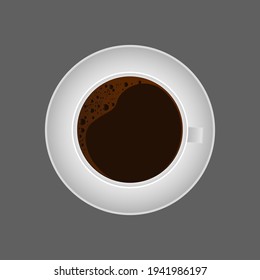 cup of coffee. vector illustration