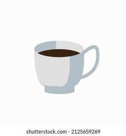 Cup of coffee, vector illustration 