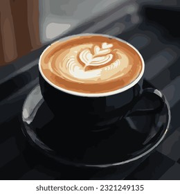 Cup of Coffee. Vector illustration