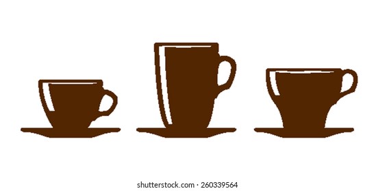 Cup of coffee. vector illustration