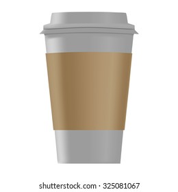 Cup of coffee, vector illustration