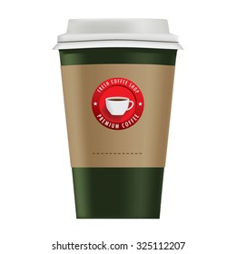 Cup of coffee, vector illustration