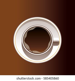 Cup of coffee Vector illustration