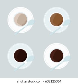 Cup of coffee - vector illustration