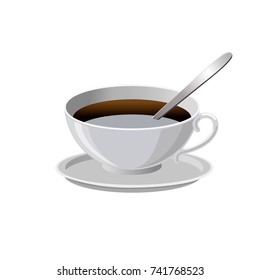 Cup of coffee. Vector illustration