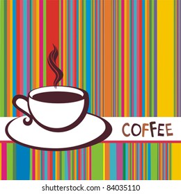cup of coffee. vector illustration