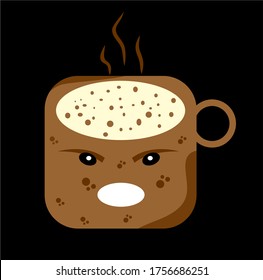 Tasse Kaffee, Vektorgrafik kreativen Designs