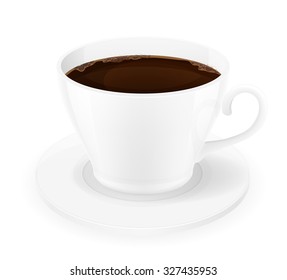 cup of coffee vector illustration isolated on white background