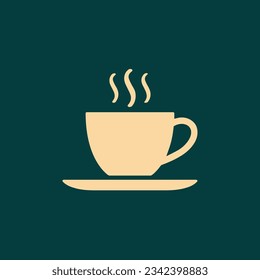 a cup of coffee vector image. world coffee day
