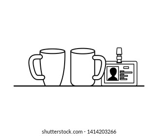 cup of coffee with white background