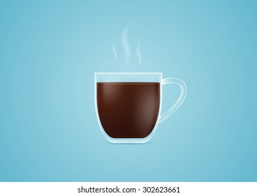 Cup of coffee.Vector illustration
