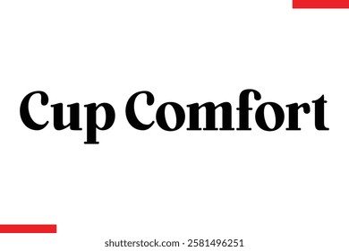 Cup Comfort Coffee typography text