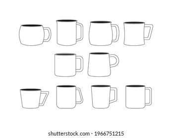 Cup, Cups Icon, Cups, Cuppa, Cup Size, Water Bowl, Water Cup, Tumbler, Icon, Vector, Design, Illustration