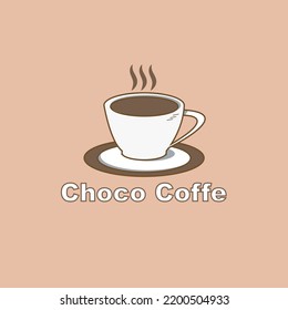 A cup of delicious choco coffe