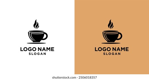cup design logo, cup logo silhouette