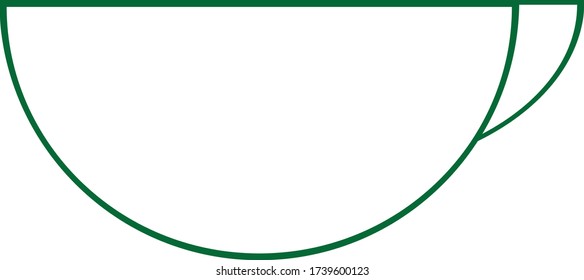 Cup design logo vector stock