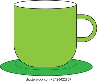 Cup design vector asset illustration