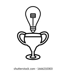 taza con iconos digitales en el diseño de ilustración vectorial de fondo blanco