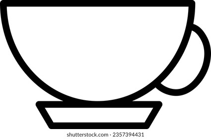 Cup Dinner Drink Outline Icon