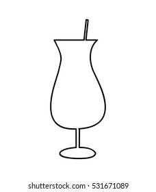 cup drink alcohol icon vector illustration design