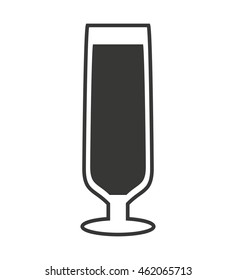cup drink beverage silhouette icon vector illustration design