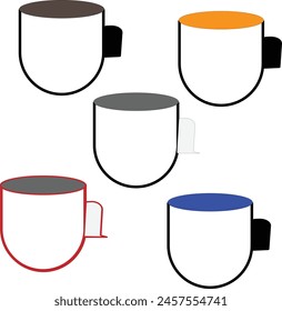 cup drink design eps 10