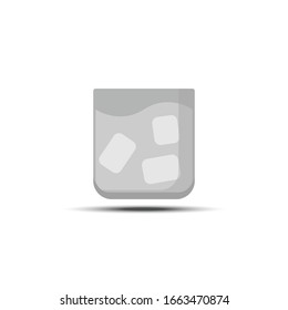 Icono plano de copa, icono perfecto de 64x64 píxeles, icono editable, pequeña sombra sobre fondo blanco aislado