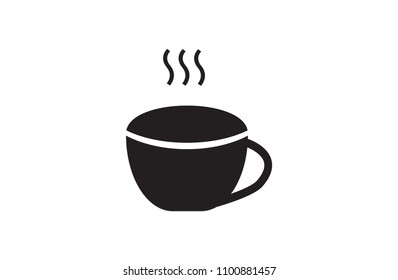 cup with drink, icon illustration