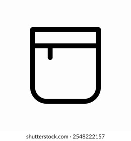 Signo de Vector del icono de la bebida de la taza