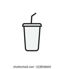 cup drink icon for website, presentation symbol