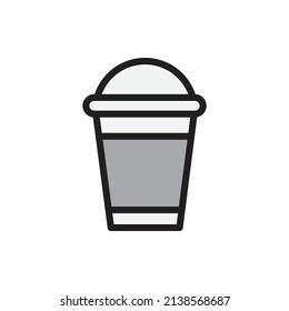 cup drink icon for website, presentation symbol