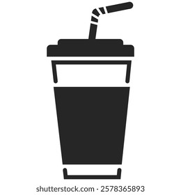 Сardboard cup with a drink is suitable for recycling on transparent background. PNG