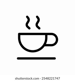 cup drink tea coffee icon vector sign