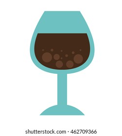 cup drink wine icon vector illustration graphic