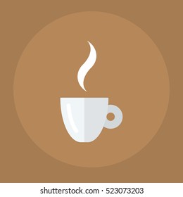 cup of espresso flat icon