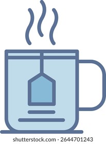 Cup Filled Blue Tone Icon