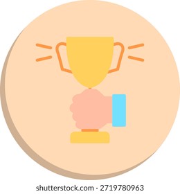 Icono de estilo de círculo plano