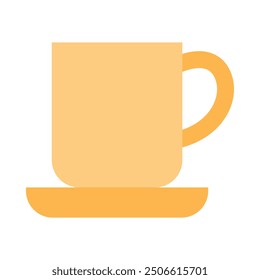 Cup Flat Icon Design For Personal nad Commercial Use