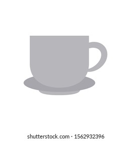  cup flat style icon vector illustration design
