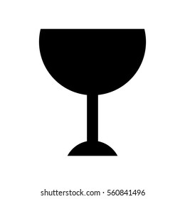 cup fragile packing sign vector illustration design